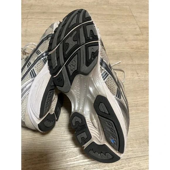 Asics Gel-Kayano 14 Mens Running Shoes Metallic Silver Cream 1203A537 Sz 8.5 - Picture 10 of 12